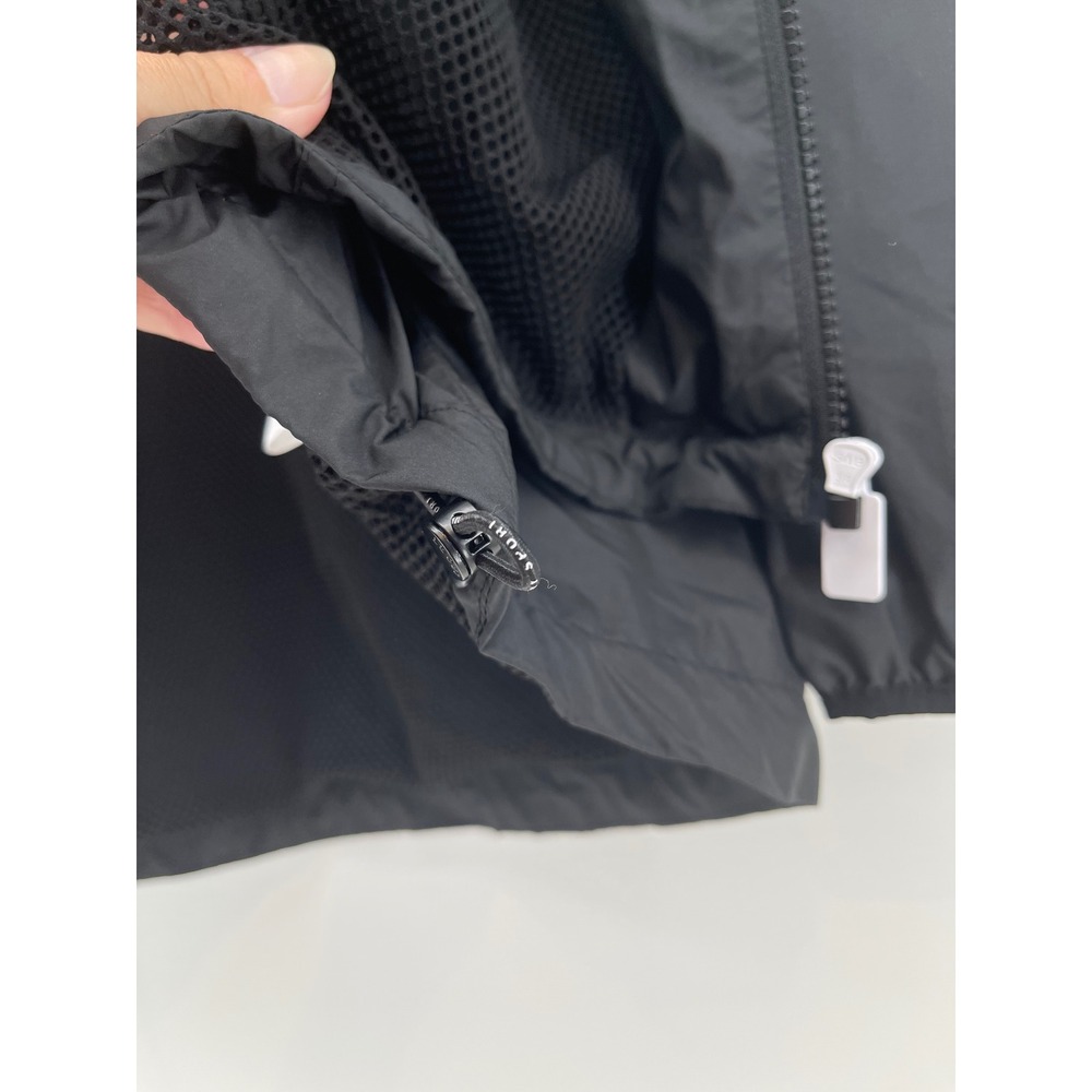 DKNY Sport MLB Seattle Mariners Windbreaker Jacket Full Zip Womens LG Black NEW - Picture 11 of 16